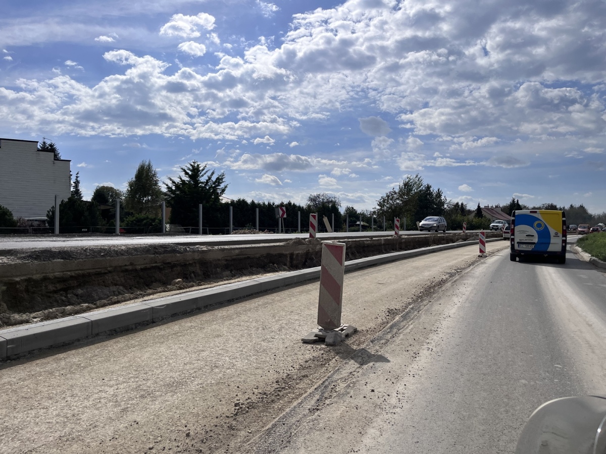 Rozbudowa drogi z Rzeszowa do Jasionki [wrzesień 2023]